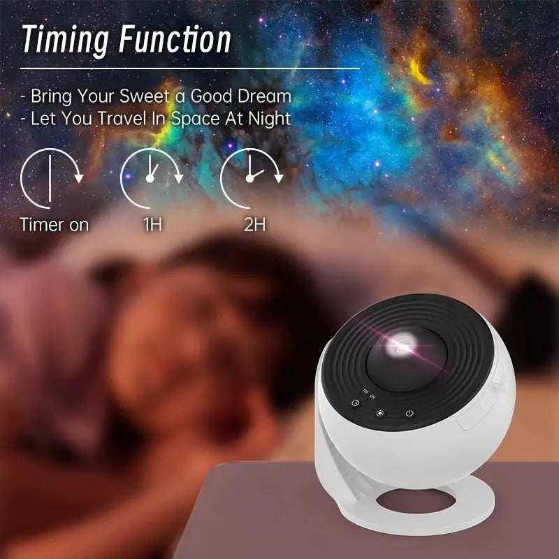 Night Light Galaxy Projector Starry Sky Projector 360° Rotate Planetarium Lamp For Kids Bedroom Valentines Day Gift Wedding Deco from PriceLows™
