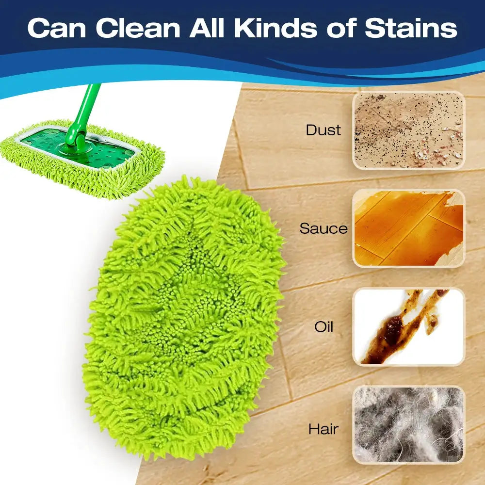 HOME TIMES Reusable Mop Pads Compatible with Swiffer Sweeper Mop, Microfiber Dry Sweeping Cloths, Wet Pads Refills 5 Pack from PriceLows™
