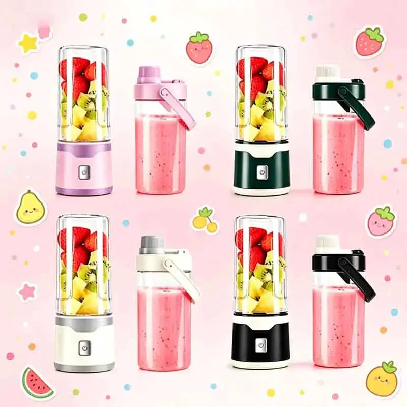 Portable Fruit Juice Blenders Summer Personal Electric Mini Bottle Home USB 18 Blades Juicer Cup Machine For Kitchen from PriceLows™