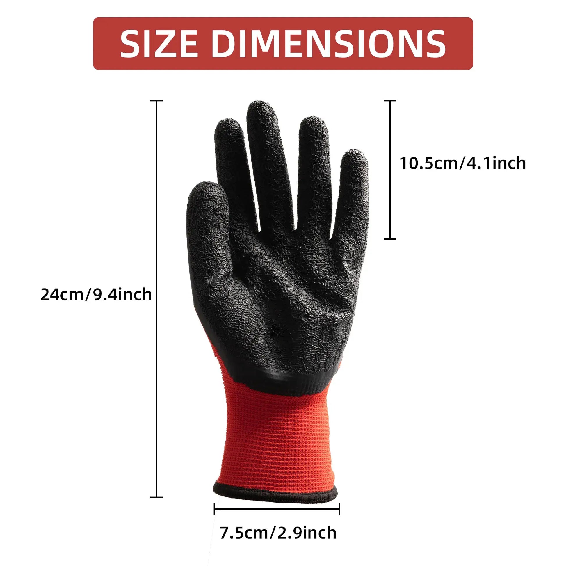 12-Pack Nitrile Rubber Gloves, Gardening Gloves Oil-Resistant Non-Slip Grip for Mechanics & Laborers | Medium from PriceLows™