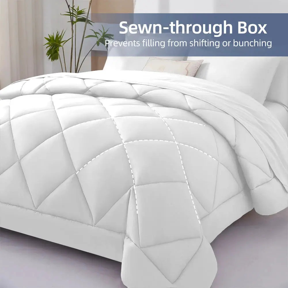 7 Pieces Bed in a Bag King Size, Fluffy Soft All Season Rustic Farmhouse Bedding with Full Sheets Set from PriceLows™