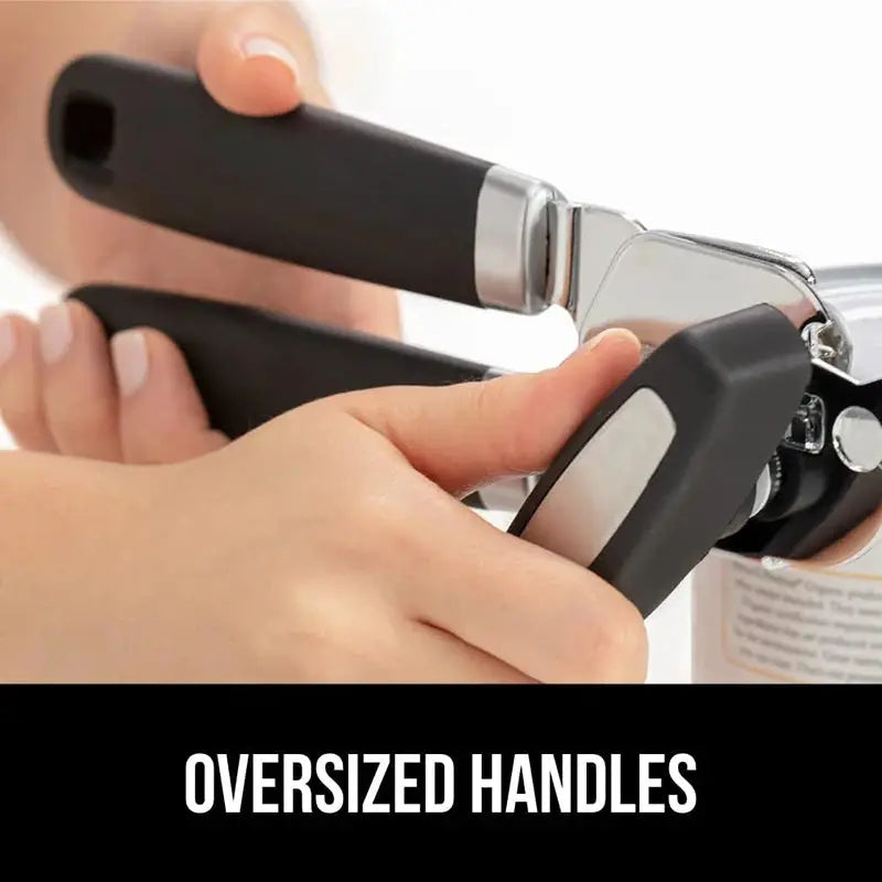 Multi-Use Can Opener & Bottle Opener - Stainless Steel, Handheld, for Jars, Cans, Easy Grip, Dishwasher Safe (Silver) from PriceLows™