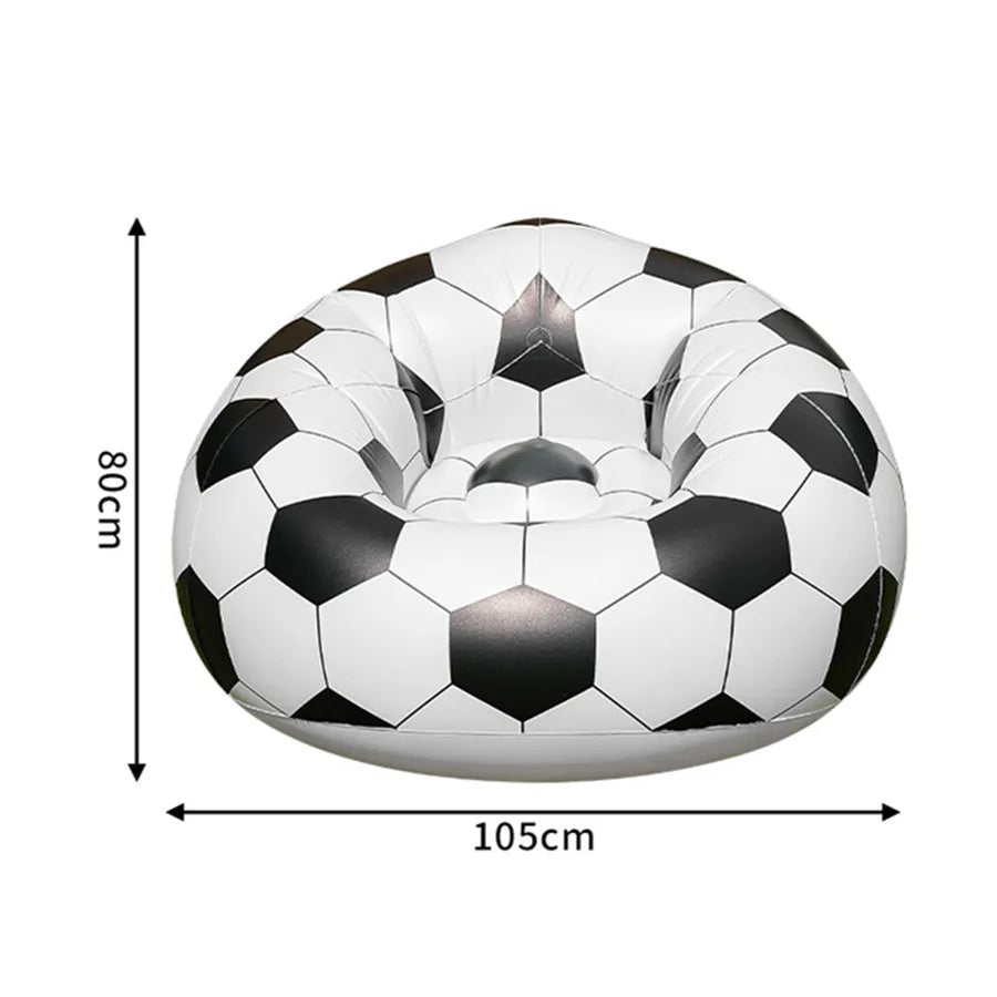 Inflatable Football Sofa | PVC Material | Portable Lightweight | One Seat