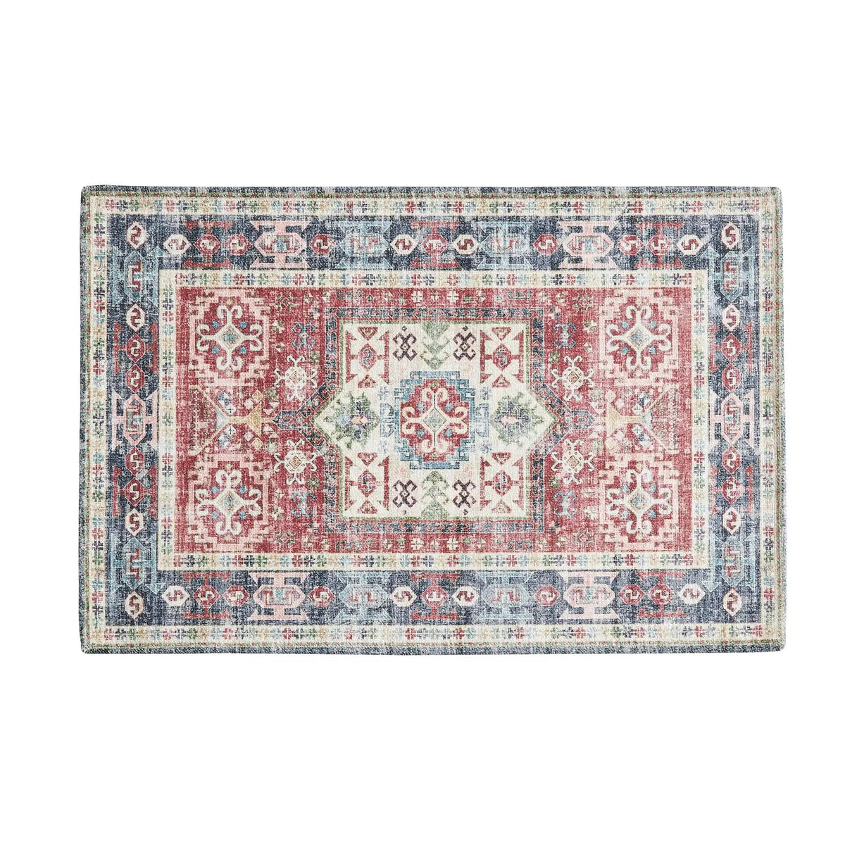 Medallion Machine Washable Accent Rug 2' x 3' - Nava Collection from PriceLows™