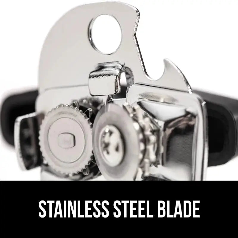 Multi-Use Can Opener & Bottle Opener - Stainless Steel, Handheld, for Jars, Cans, Easy Grip, Dishwasher Safe (Silver) from PriceLows™