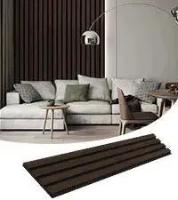Solid Wood Acoustic Slat Wall Panels (Broad Strip) from PriceLows™