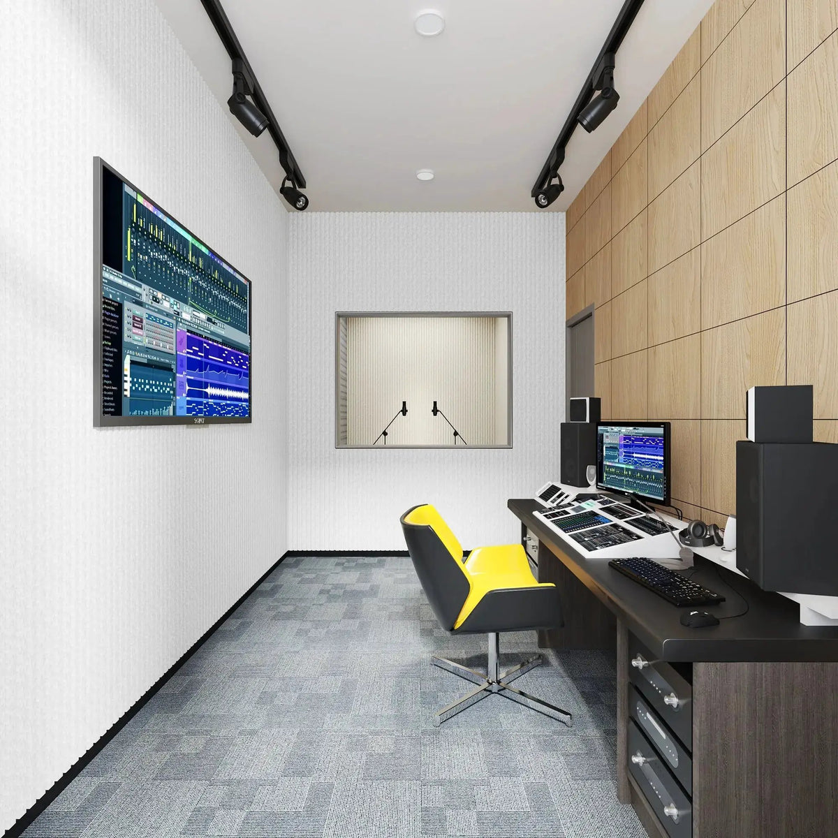 Acoustic Wall Panels | Self Adhesive | Sound Absorbing | 48X 24 In