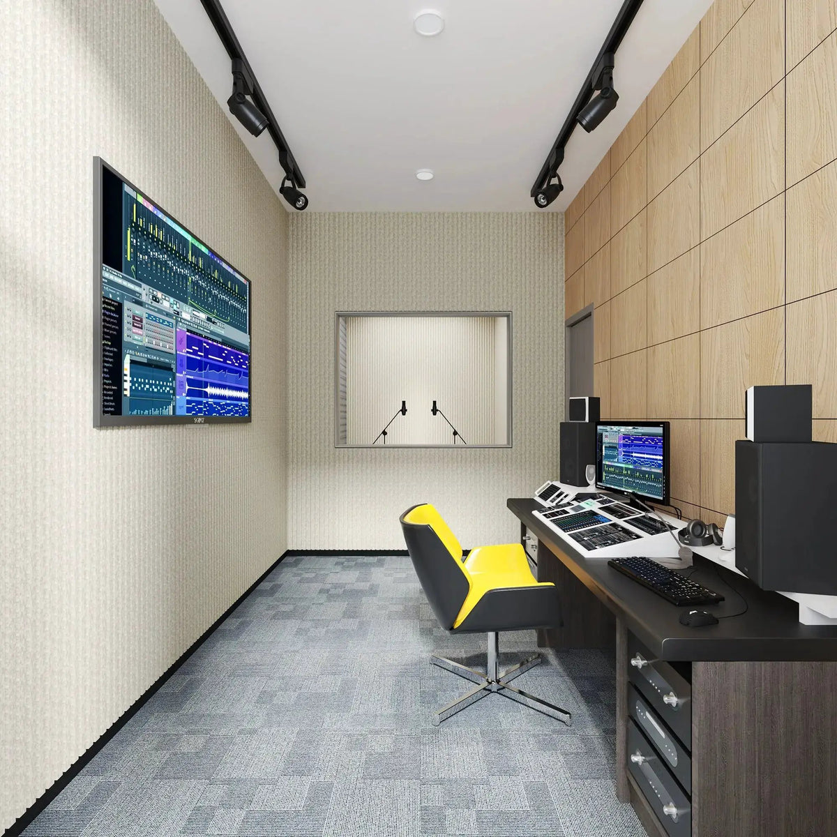 Acoustic Wall Panels | Self Adhesive | Sound Absorbing | 48X 24 In