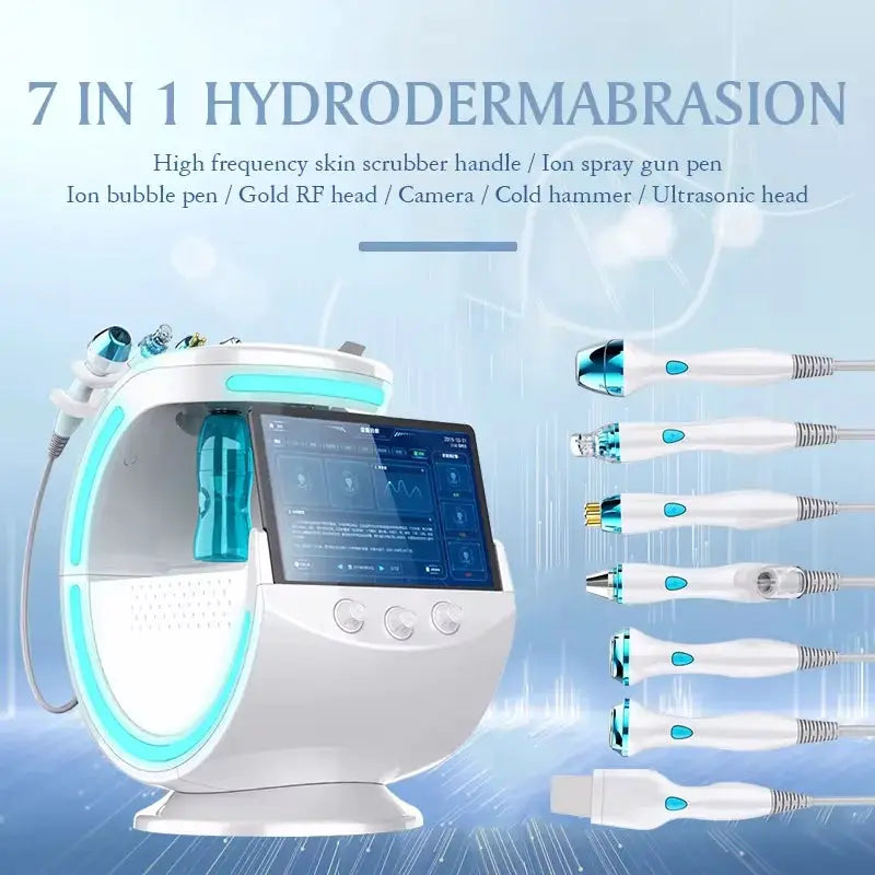 7 In 1 Hydrofacial Machine | Skin Rejuvenation | Ice Cooling | Portable