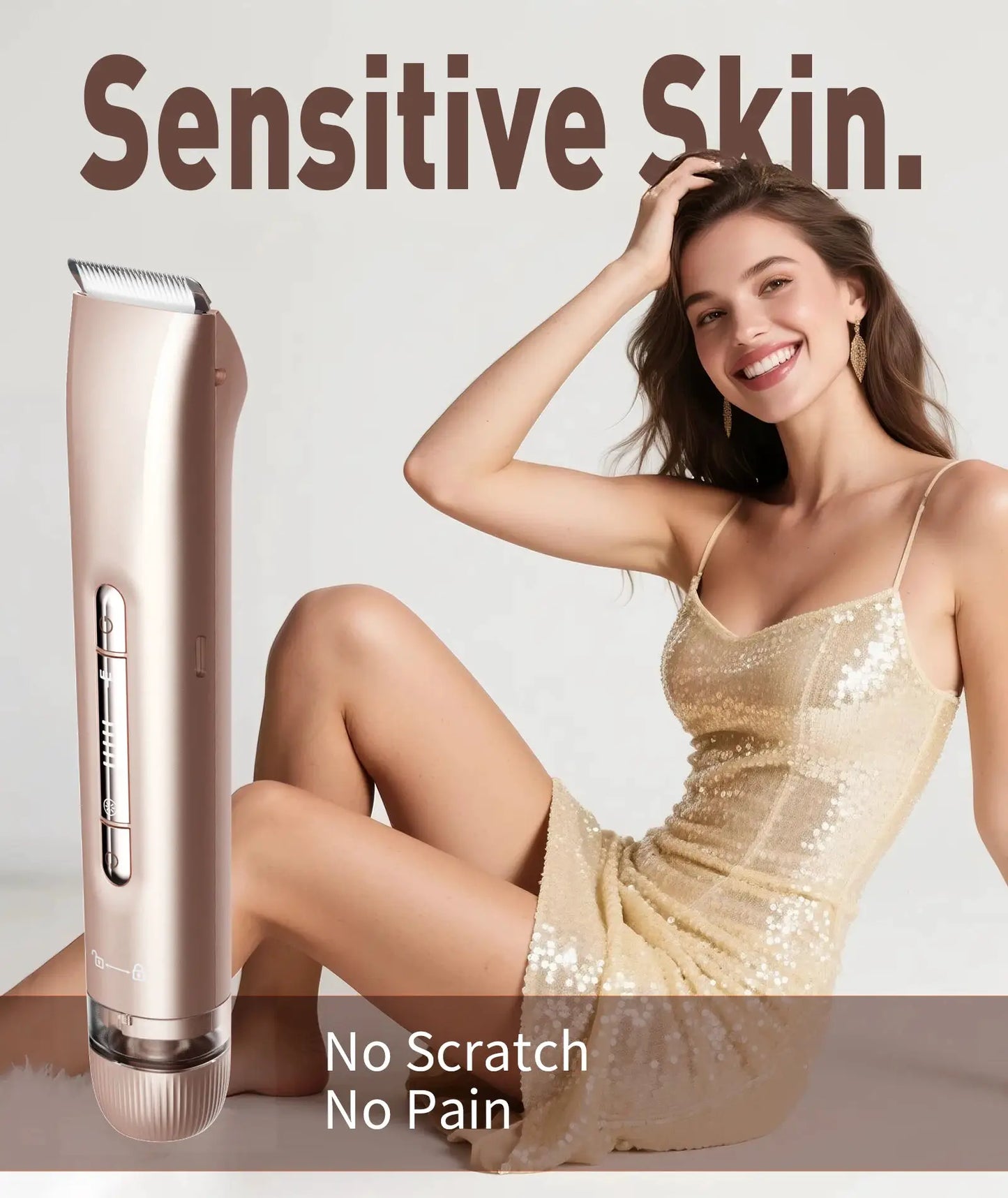 Bikini Trimmer | 2 In 1 Razor | IPX7 Waterproof Wet And Dry | Cordless