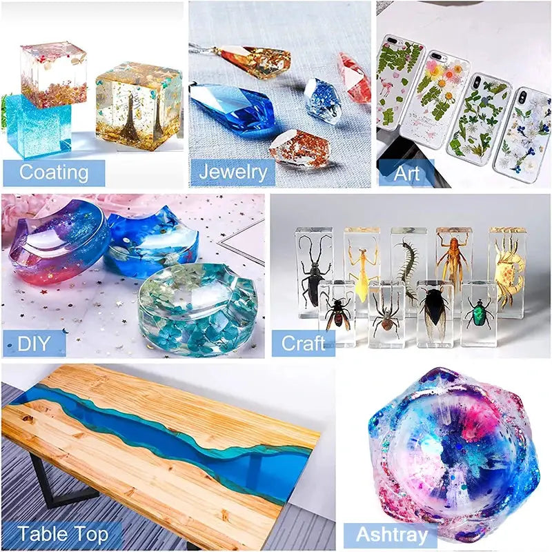 Epoxy Resin Kit | Crystal Clear 3:1 | Self Leveling | Jewelry DIY Art
