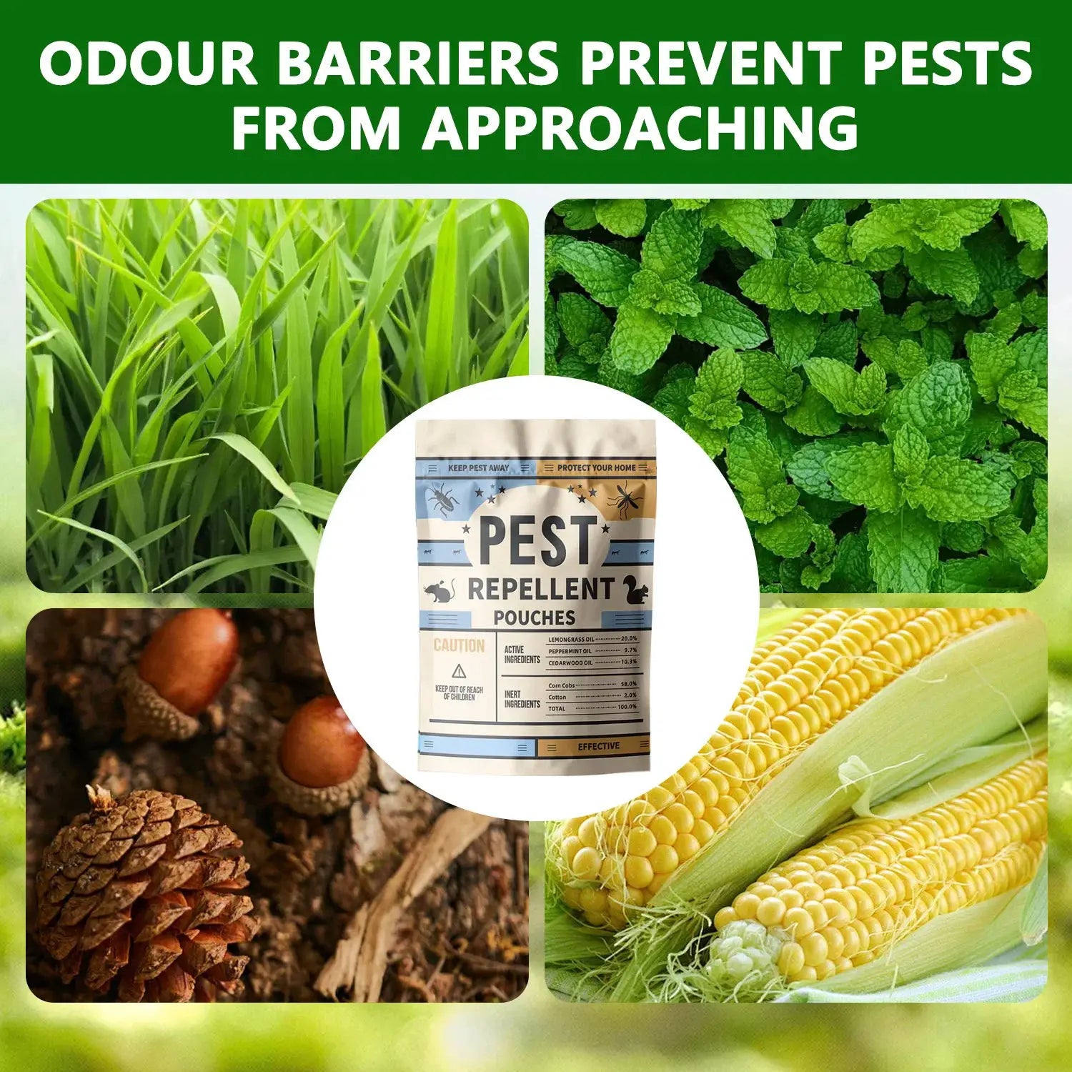 Pest Repellent Balls Peppermint,Mice Repellent,Rat Repellent Repels Rodents,Spiders,Roaches,Ants,Moths & Other Pests, High-Strength Mouse Repellent-20Balls from PriceLows™