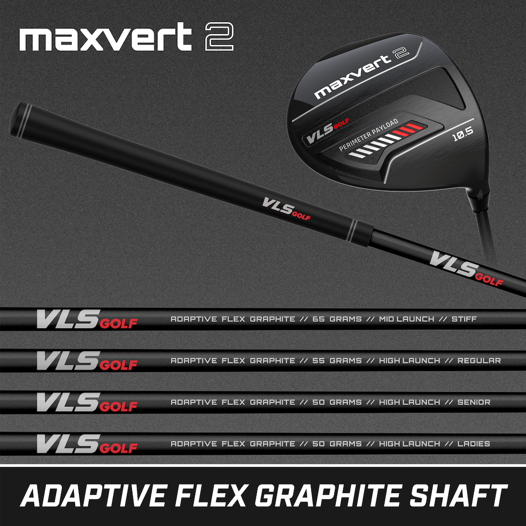 VLS Maxvert 2 Driver | Speed Matched Shaft | Forgiving Face Design