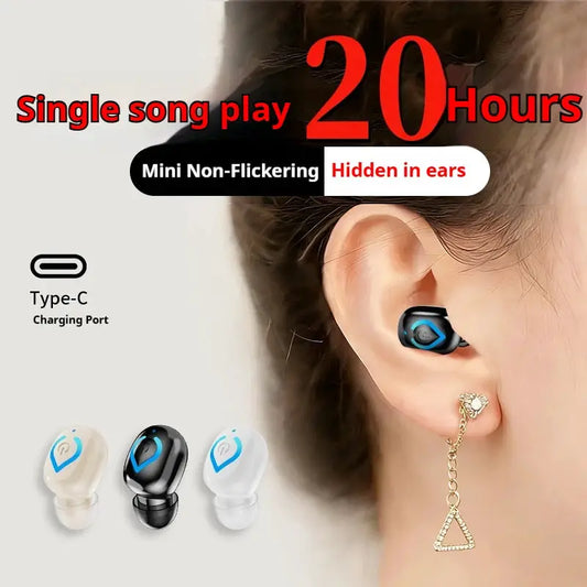 Mini Bluetooth Headset | Wireless Single Earphone | For Cellphones And Computers