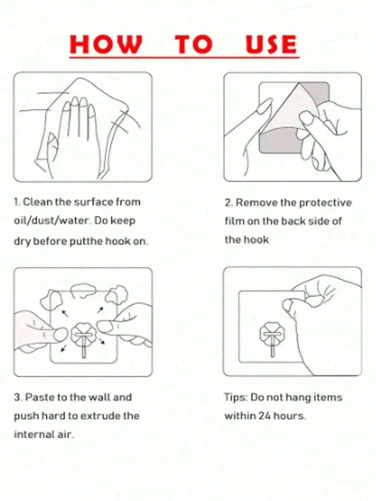 10pcs Heavy Duty Adhesive Wall Hooks, Sticky Wall Hangers, Damage-Free, Waterproof from PriceLows™
