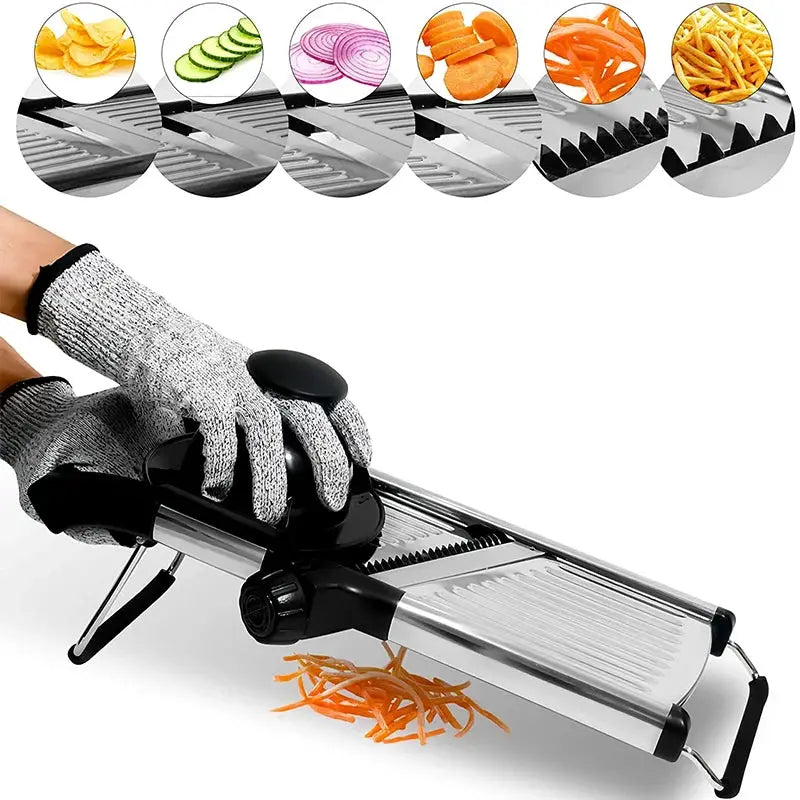 Adjustable Mandoline | Stainless Steel | PriceLows™