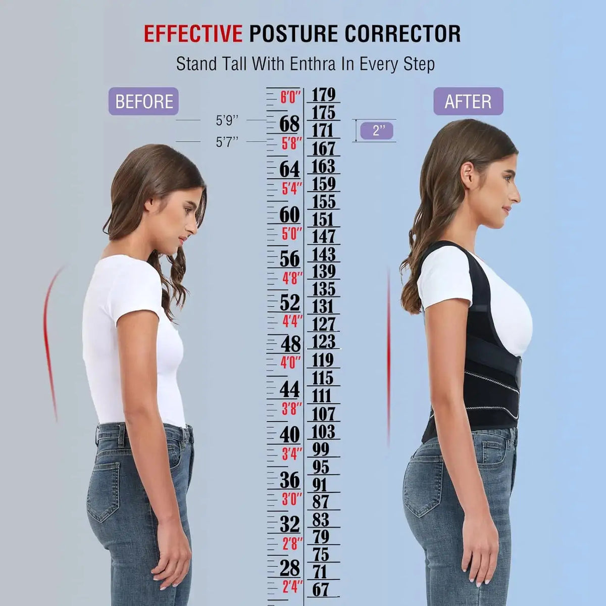 Adjustable Shoulder Posture Brace | Upper Back Support | PriceLows