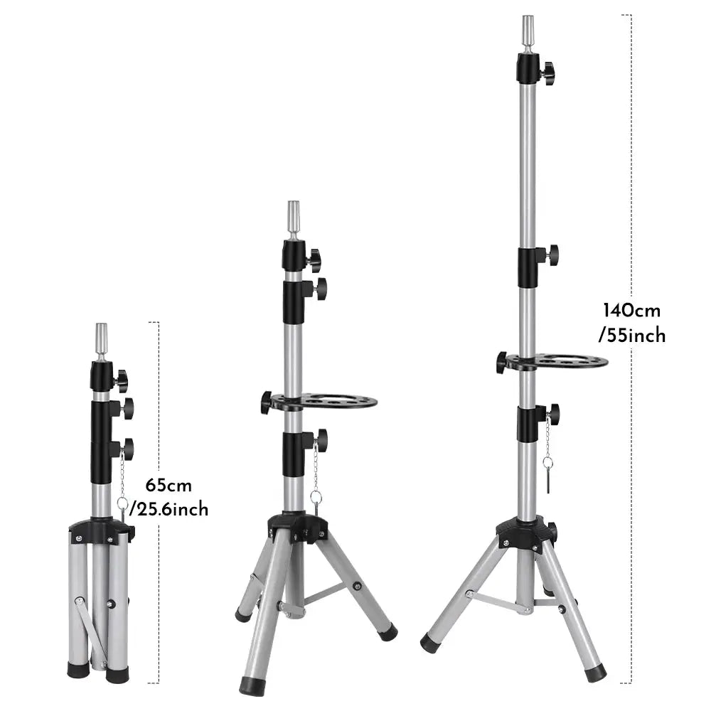 Adjustable Tripod Wig Stand | 55 Inch | PriceLows™