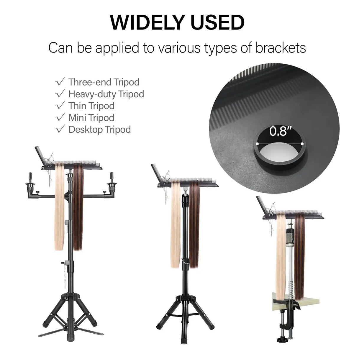 Adjustable Tripod Wig Stand | 55 Inch | PriceLows™