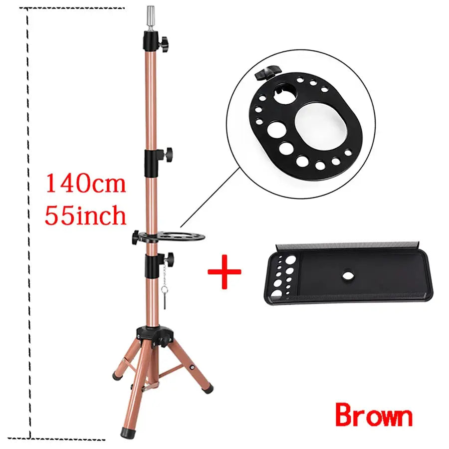 Adjustable Tripod Wig Stand | 55 Inch | PriceLows™