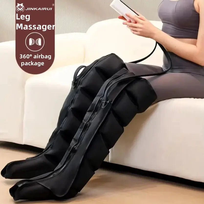 Pneumatic Leg Massager | Thighs, Calves & Feet | 3 Modes | Remote Control