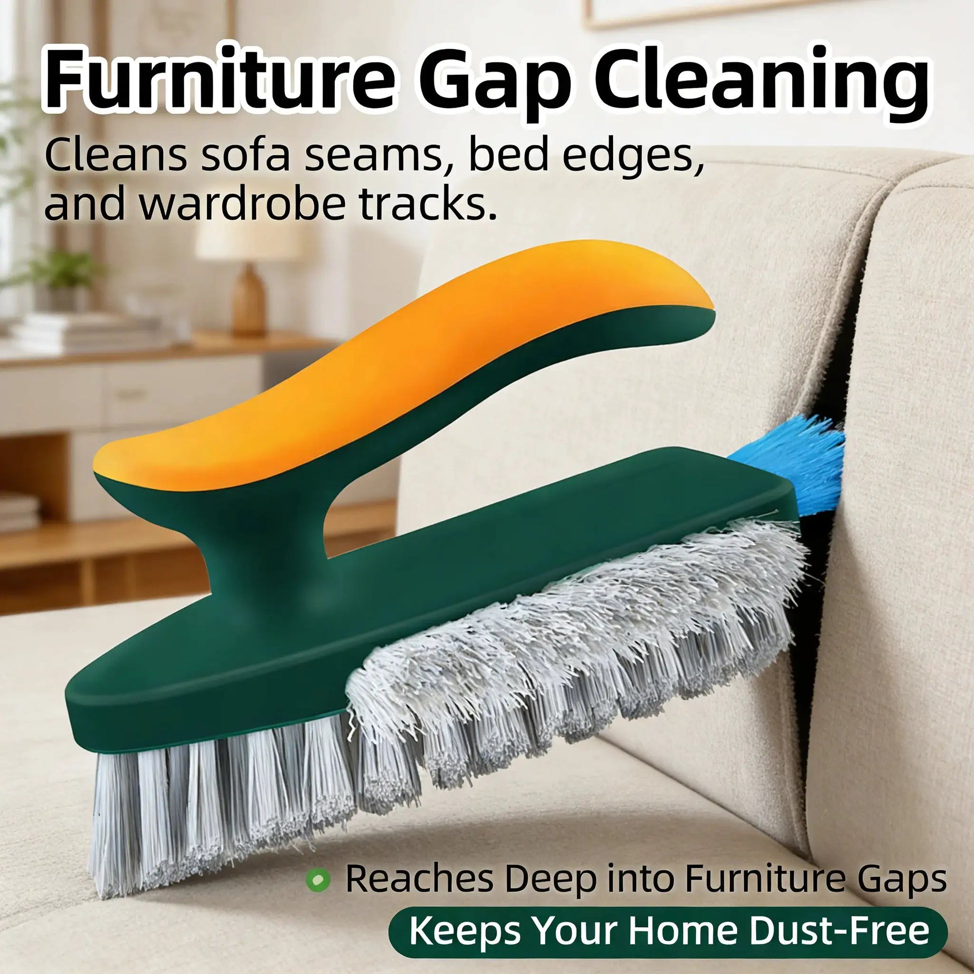 3-In-1 Multi-Function Cleaning Brush Hard Bristle Scrub Brush With Gap Brush T-Handle Grout Cleaner For Bathroom Kitchen Window from PriceLows™