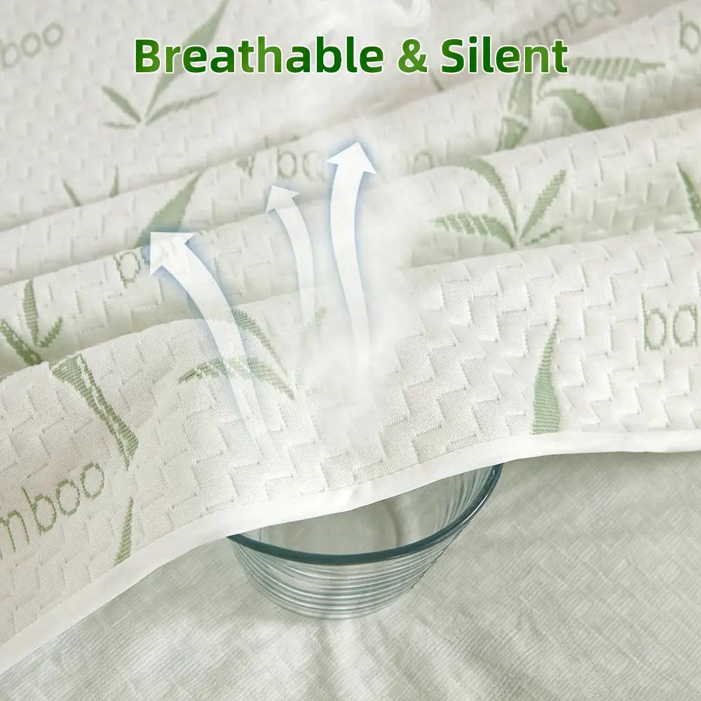Bamboo Viscose Mattress Cover Fitted Style Soft And Breathable, Mattress Protector Twin Size Bed Fitted Sheet from PriceLows™