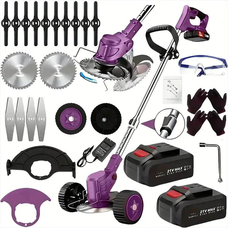 New model for 2025 Cordless Lawn Trimmer TrimmersLawn EdgerMowerBrush CutterWeed Cutter for Garden and Yard Lawn from PriceLows™