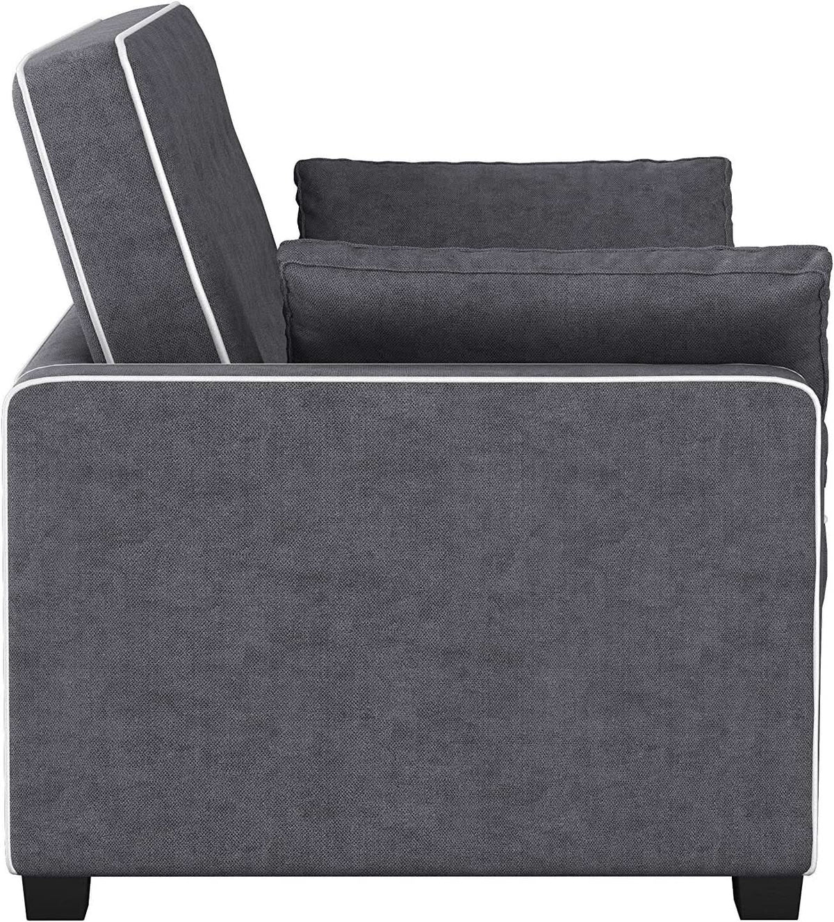 Ainsley Loveseat With Pull Out Sleeper Microfiber Charcoal from PriceLows™