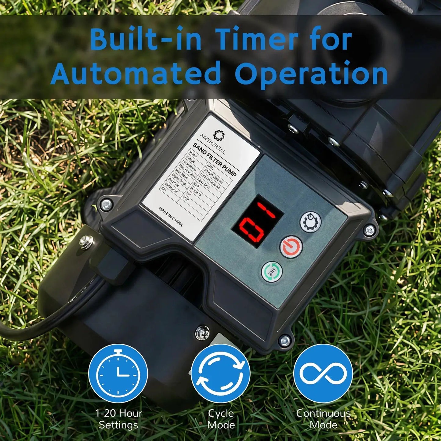 AquaMind Sand Filter Pump from PriceLows™