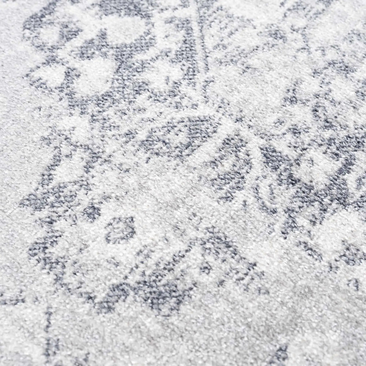 Akram Cream & Antrasit Washable Area Rug from PriceLows™