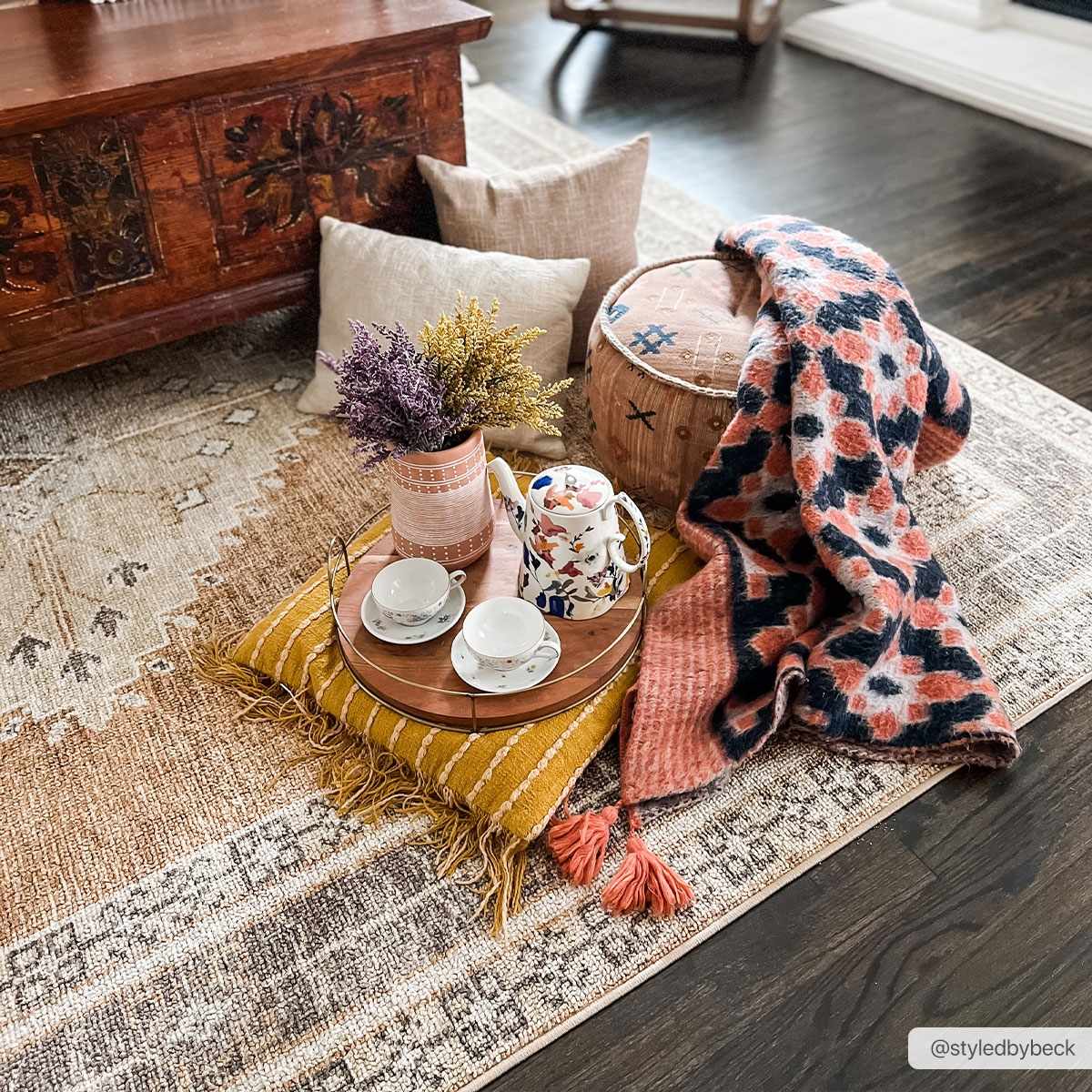 Albas Washable Area Rug from PriceLows™