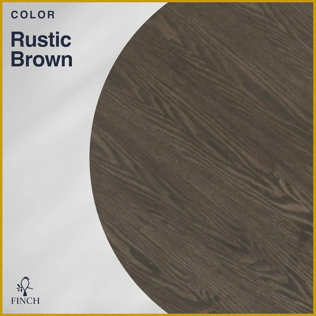 Alfred Round Solid Wood Rustic Dining Table 46.5 Inch Diameter Trestle Pedestal from PriceLows™