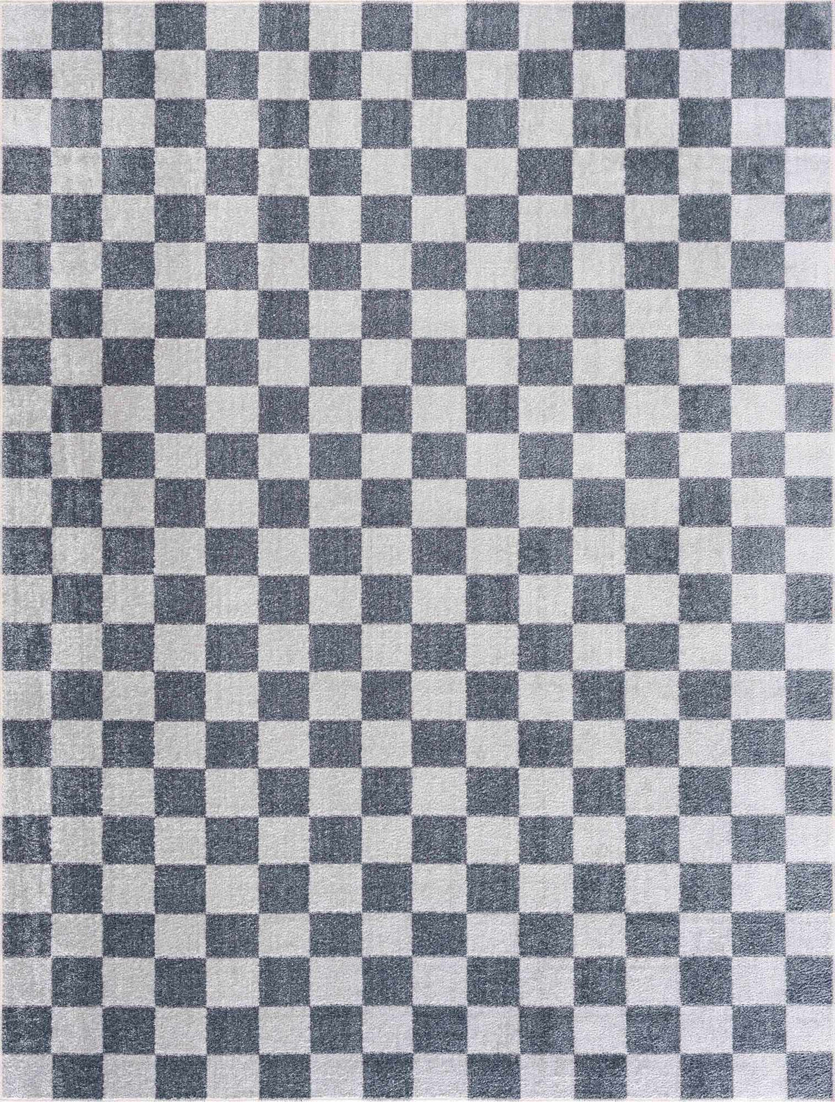 Alie Gray Checkered Washable Area Rug from PriceLows™