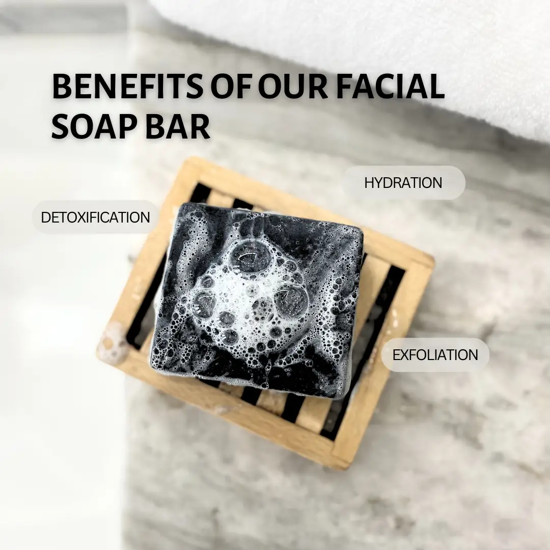 Ocean Mud + Activated Charcoal Facial Soap Bar from PriceLows™