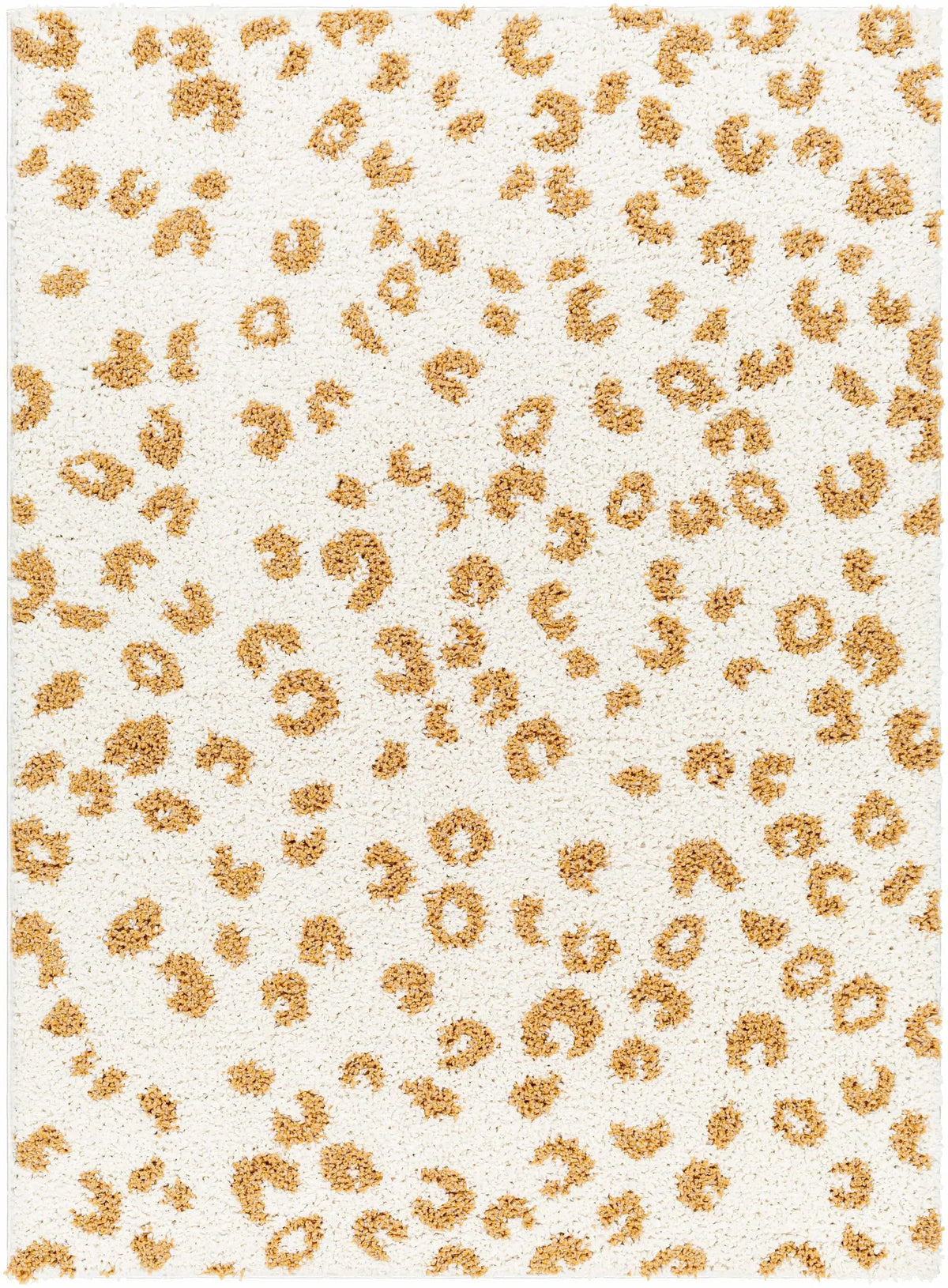 Altin Leopard Print White Area Rug from PriceLows™