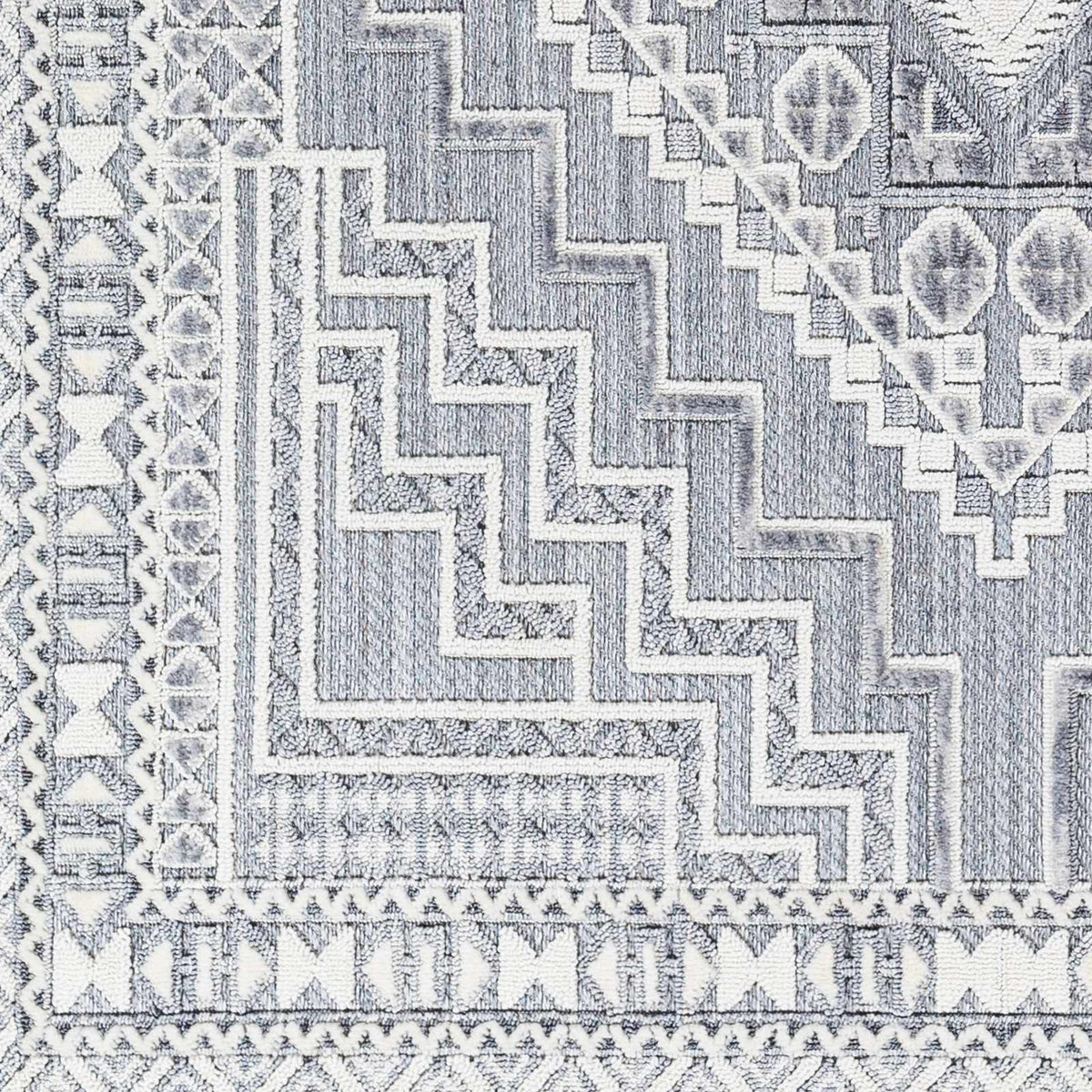Alya Charcoal Textured Area Rug from PriceLows™