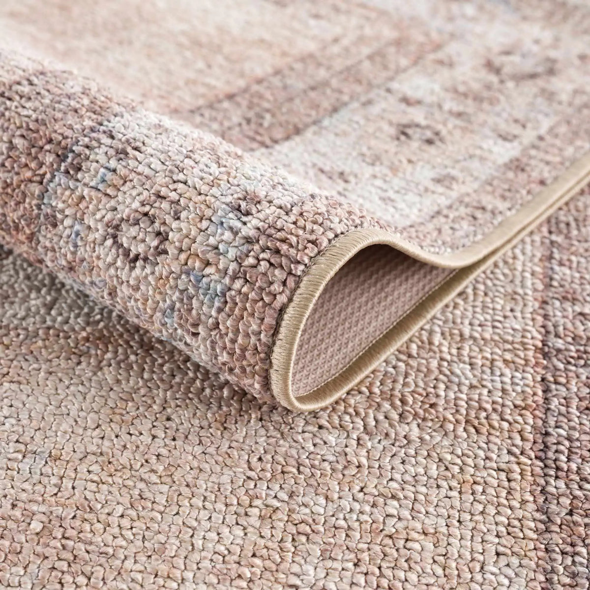 Analu Peach Washable Area Rug from PriceLows™
