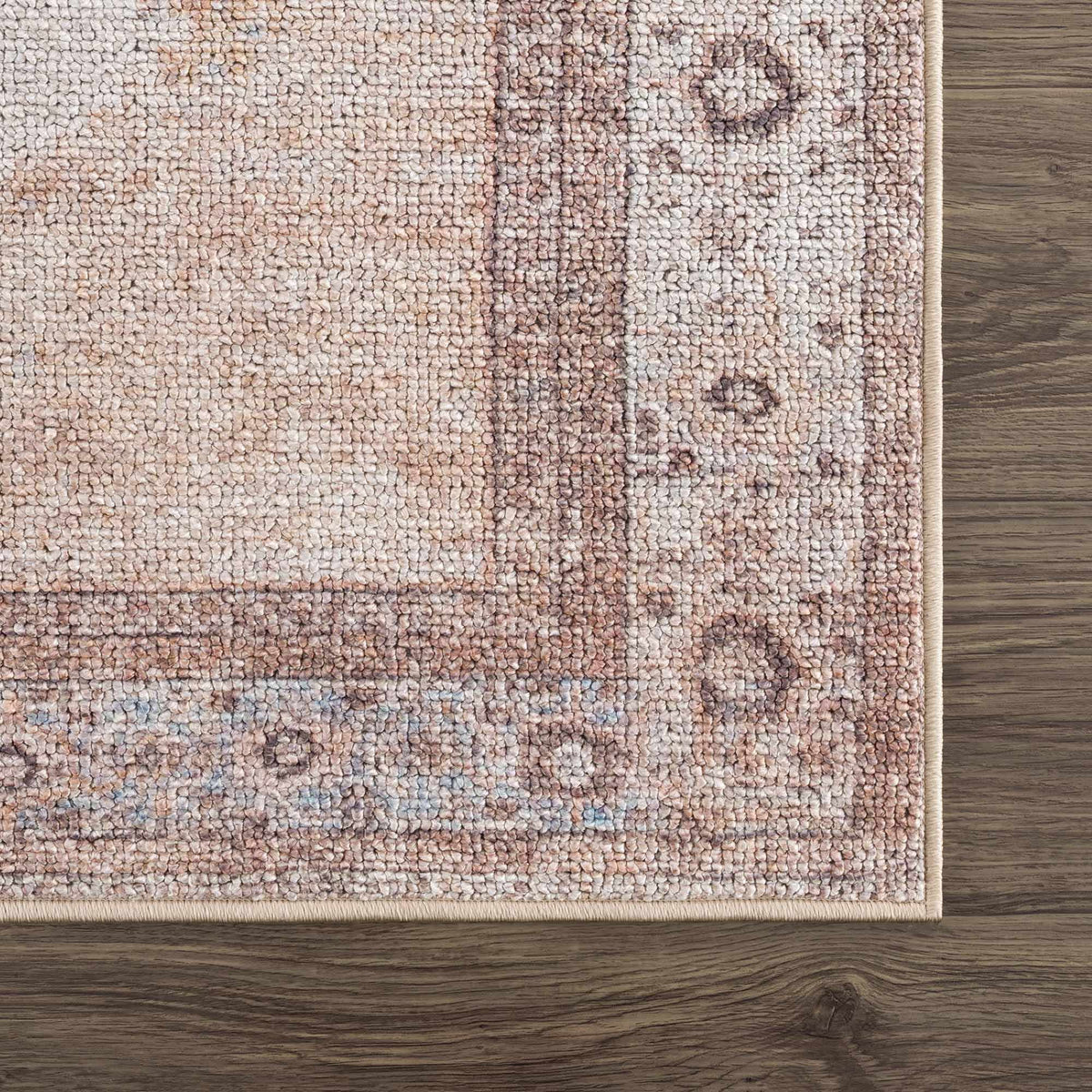 Analu Peach Washable Area Rug from PriceLows™