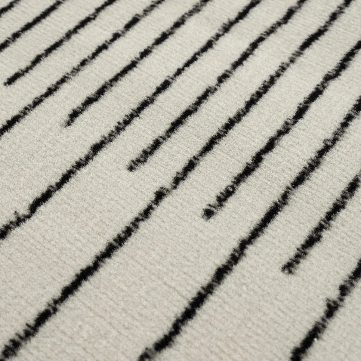 Angus Abstract Black and White Area Rug from PriceLows™