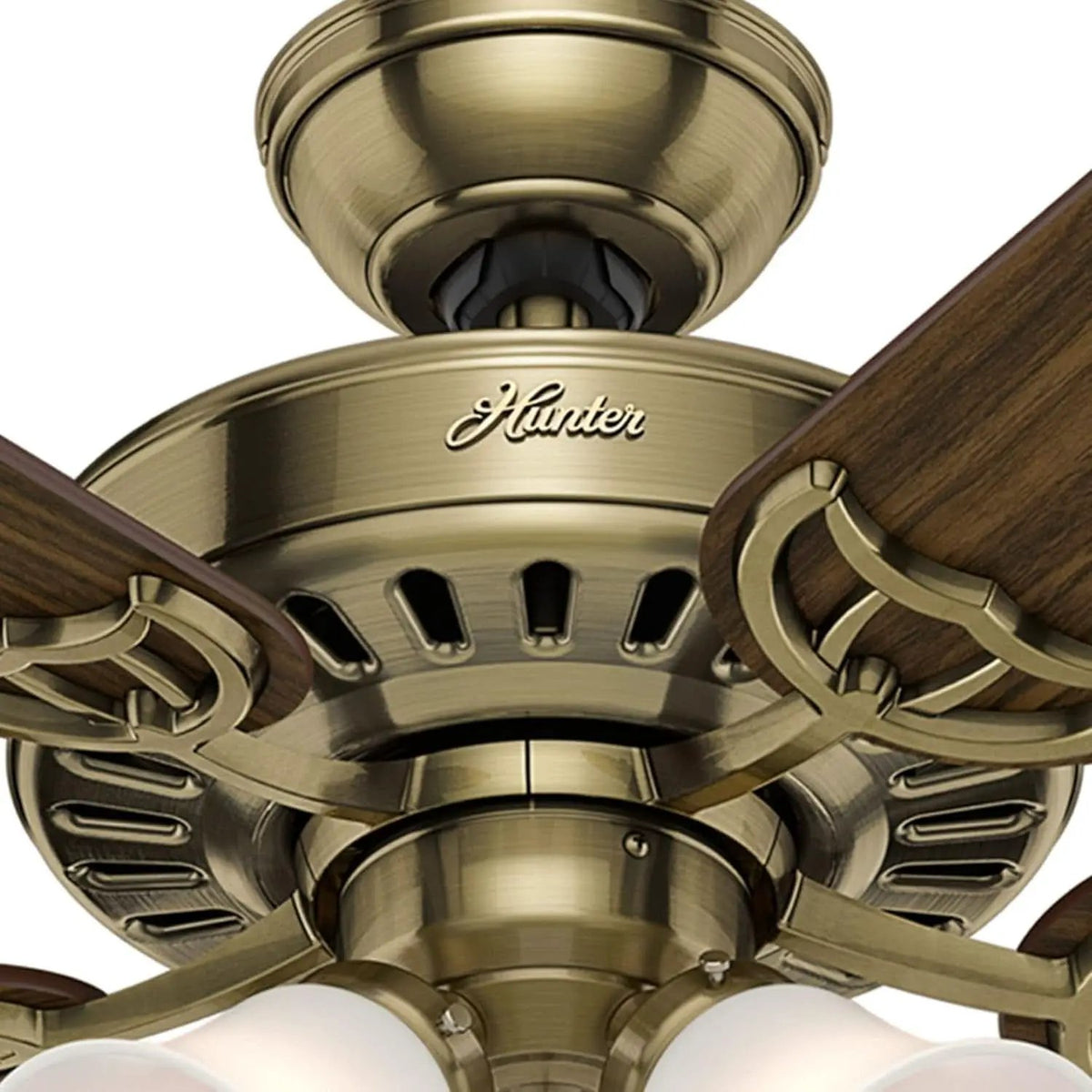 Antique Brass 52 Inch Ceiling Fan With LED Light Kit from PriceLows™