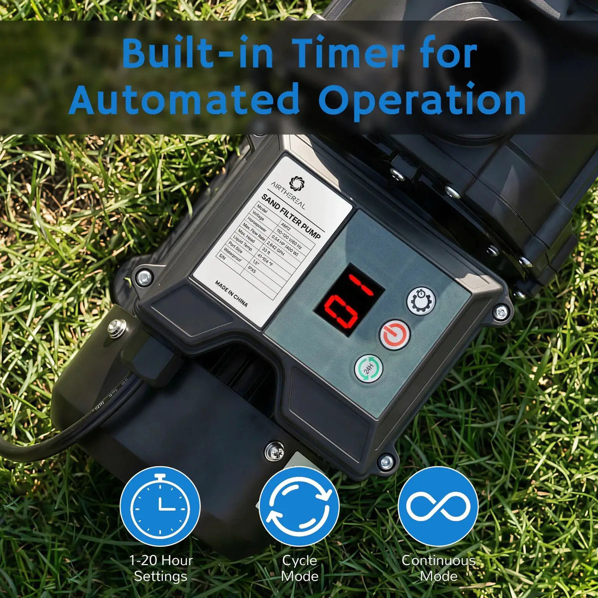 AquaMind Sand Filter Pump from PriceLows™