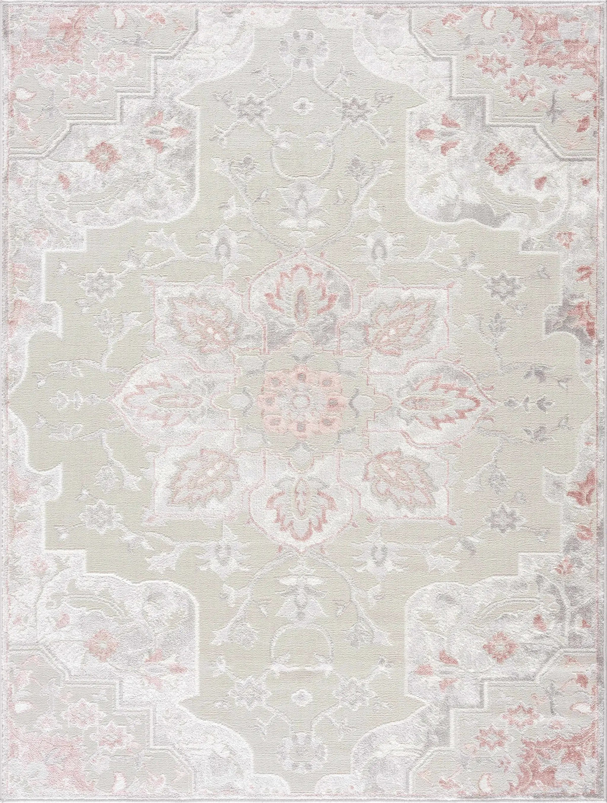 Calum Pink & Gray Area Rug from PriceLows™