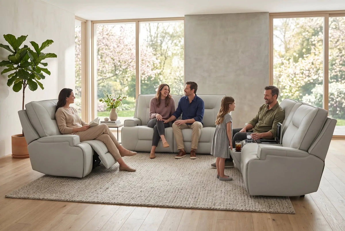 Power Reclining Sofa | Zero Gravity | Integrated Fridge