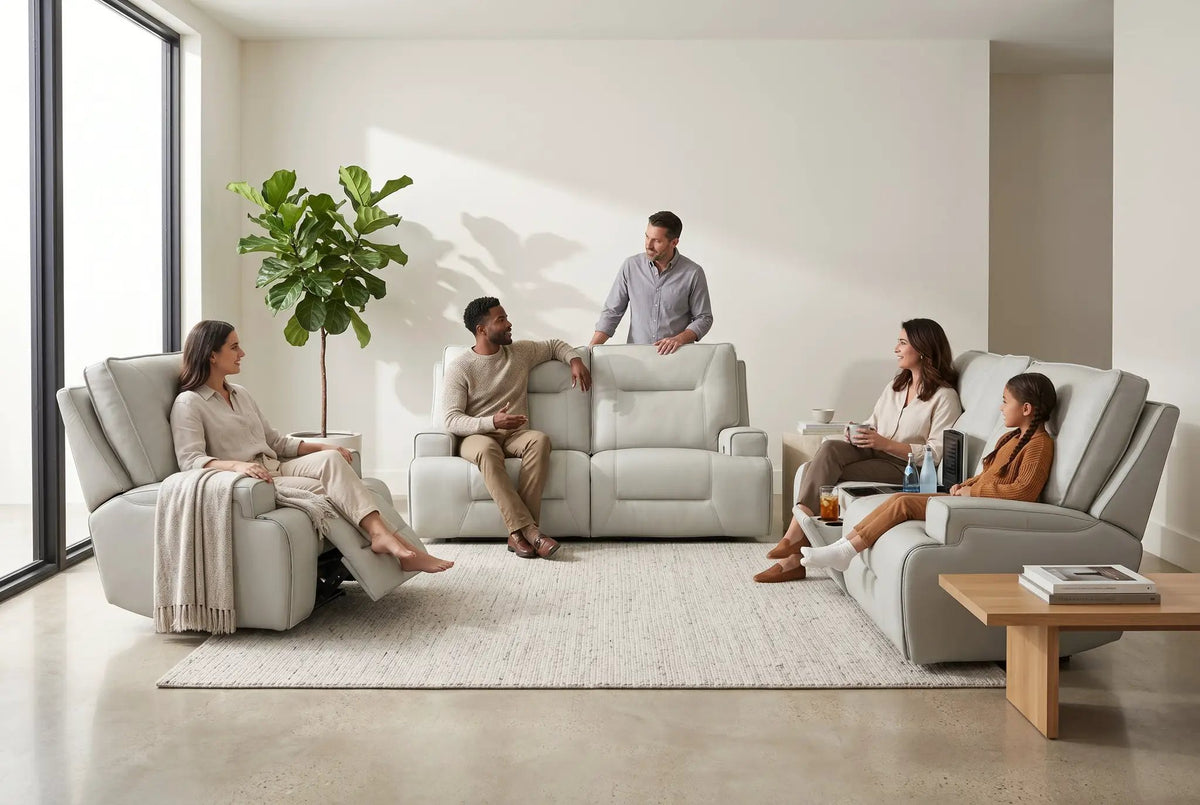 Power Reclining Sofa | Zero Gravity | Integrated Fridge