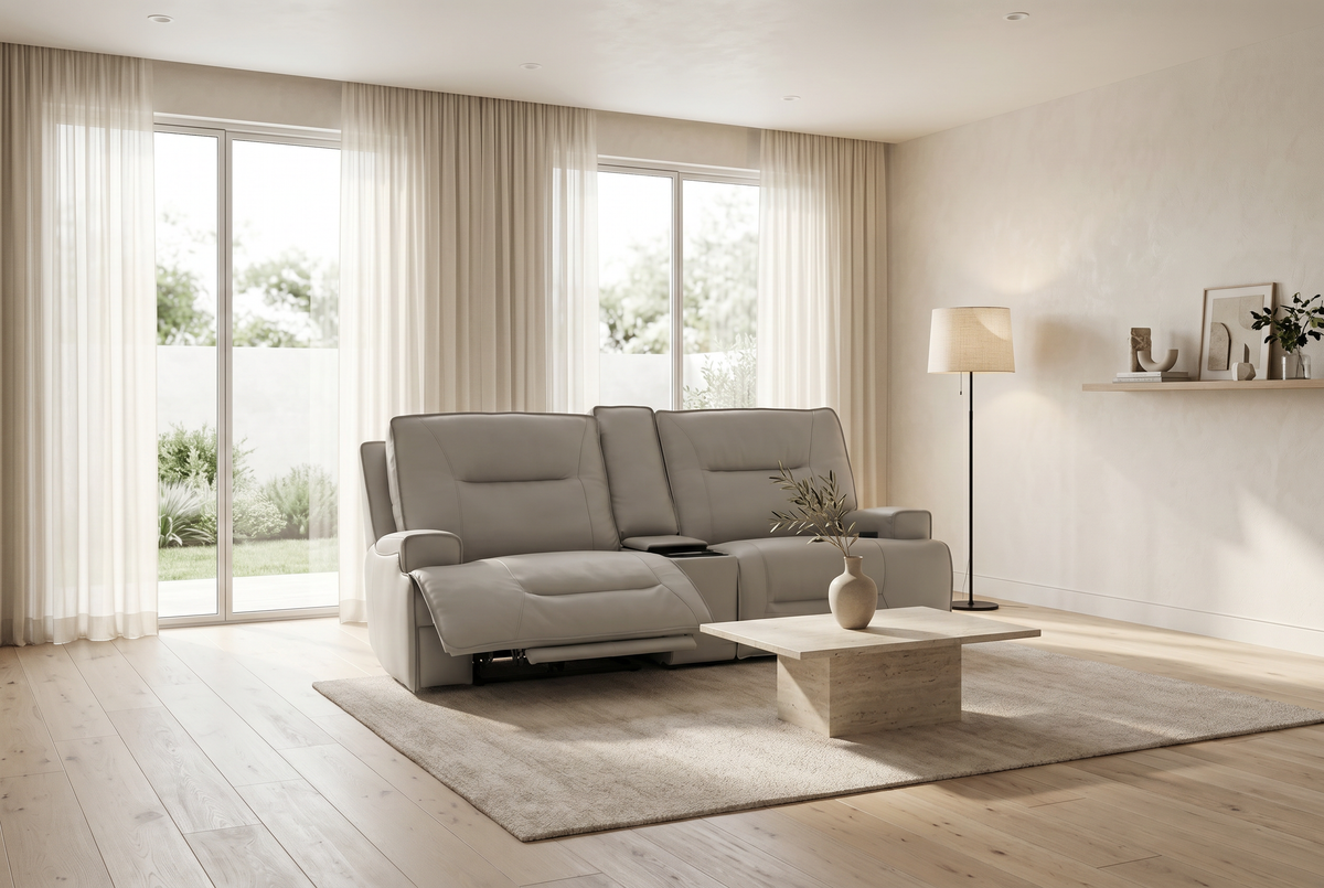 Power Reclining Sofa | Zero Gravity | Integrated Fridge
