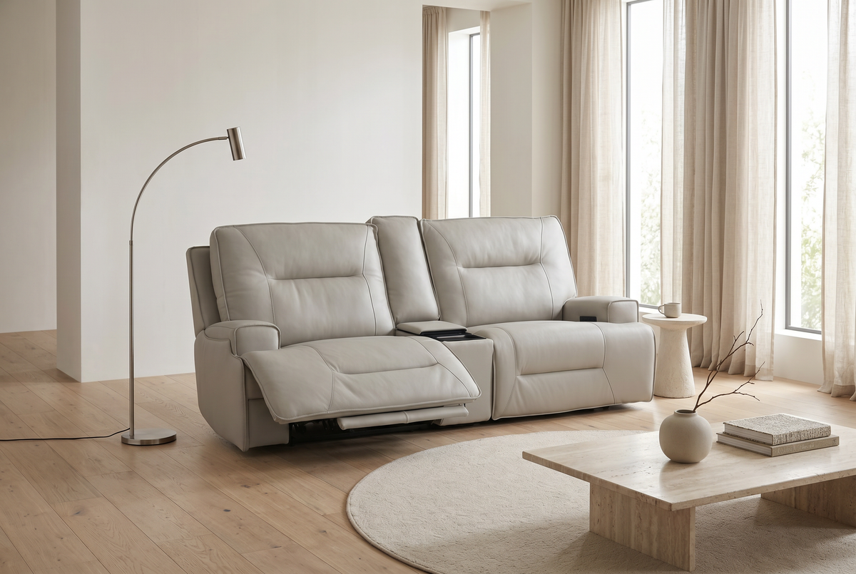 Power Reclining Sofa | Zero Gravity | Integrated Fridge
