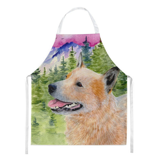 Kitchen Apron | Bib Style Unisex | 27"W x 30"H | Australian Cattle Dog