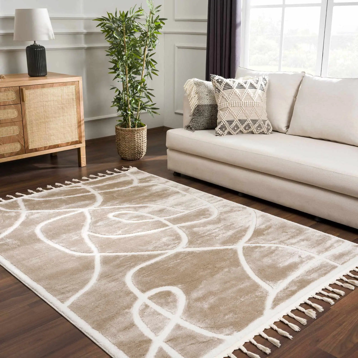 Azana Cream Area Rug from PriceLows™