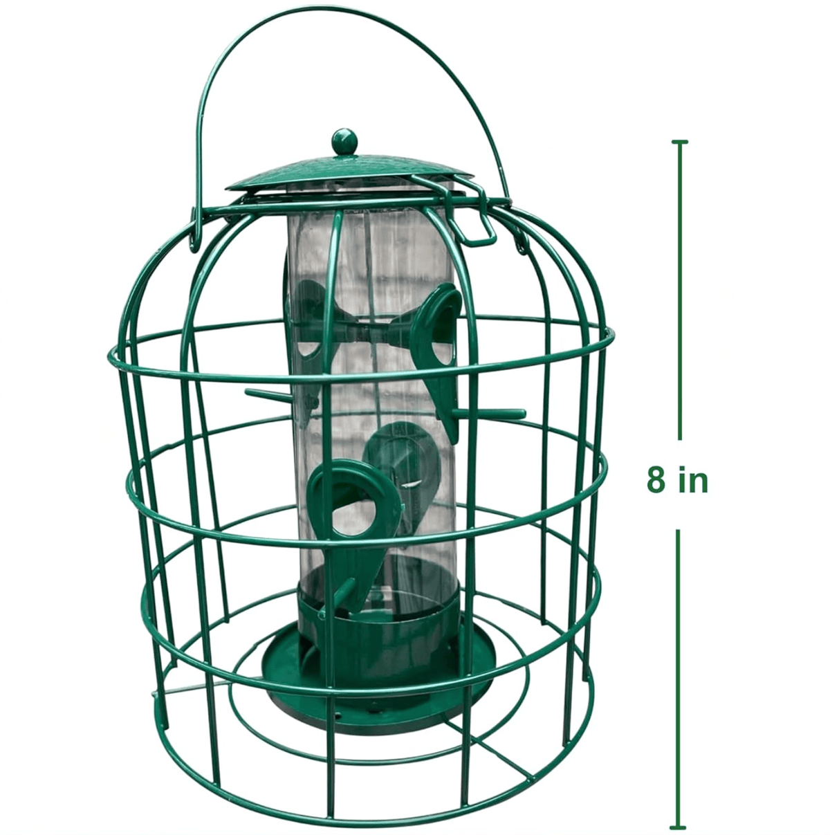 Tube Bird Feeder | Squirrel Proof | 4 Perches | Weather Resistant